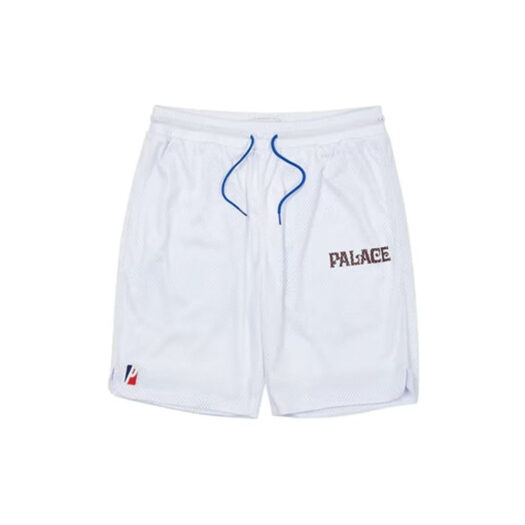 Palace Mesh Practice Shorts White