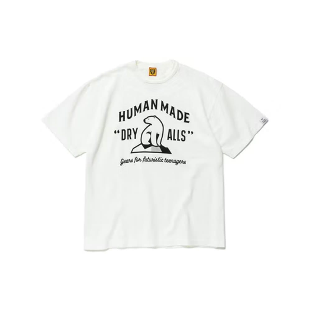 Human Made Polar Bear Dry Alls T-Shirt WhiteHuman Made Polar Bear Dry ...