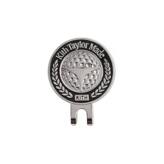 Kith TaylorMade Hat Clip Ball Marker Silver