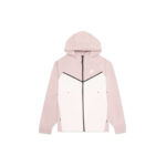 Nike Women’s Tech Fleece Windrunner Full Zip Hoodie Pink Oxford/Light Soft Pink