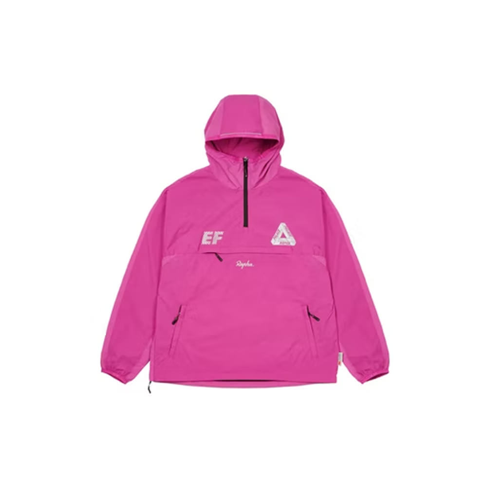 Palace x Rapha EF Education First Pullover Jacket PinkPalace x Rapha EF ...
