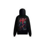 Kith Marvel Spider-Man Web Logo Hoodie Black