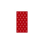 OVO Monogram Beach Towel Red/White