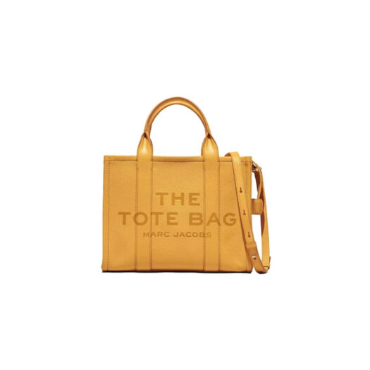 The Marc Jacobs The Leather Tote Bag Small Artisan Gold