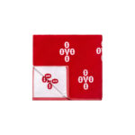 OVO Monogram Beach Towel Red/White