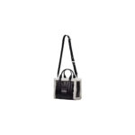 The Marc Jacobs The Crinkle Leather Tote Bag Small Black