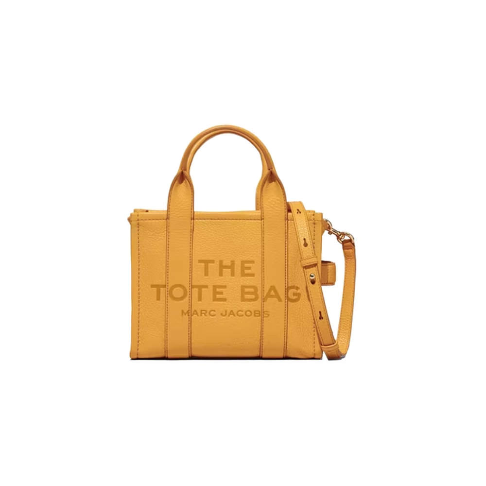 The Marc Jacobs The Leather Tote Bag Mini Artisan GoldThe Marc Jacobs ...