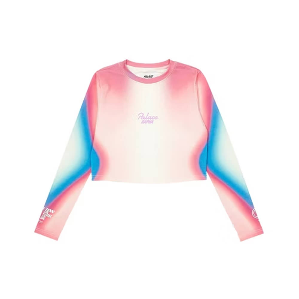 Palace x Rapha EF Education First Women's Cropped T-shirt PinkPalace x Rapha  EF Education First Women's Cropped T-shirt Pink - OFour