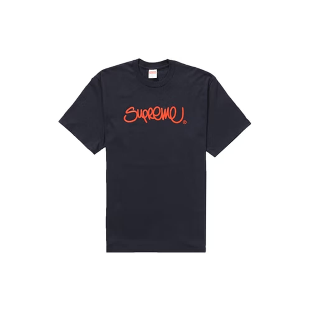 BLACKsize22SS week19 Supreme HandstyleTee　Black S