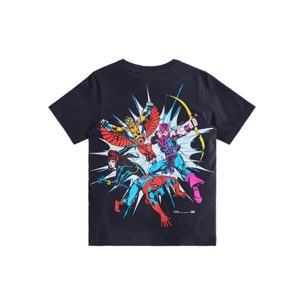 Kith Marvel Kids Spider-Man Avengers Classic Tee BlackKith Marvel