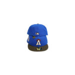 New Era California Angels Blue Nitro Capsule Friends & Family 2.0 1989 All Star Game 59Fifty Fitted Hat Blue/Peach