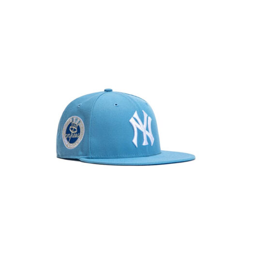 New Era New York Yankees 1962 WS Iceberg Hat Club Exclusive 59Fifty Fitted Hat Light Blue/Royal