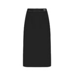 Prada Poplin Midi Skirt