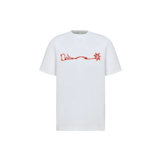 Dior x CACTUS JACK Oversized T-shirt White/Red