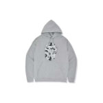 BAPE x New Balance Ape Head Relaxed Fit Pullover Hoodie Grey