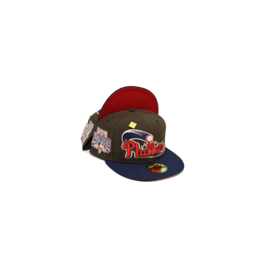 New Era Philadelphia Phillies Capsule Hats 1996 All Star Game 59Fifty Fitted Hat Brown/Red