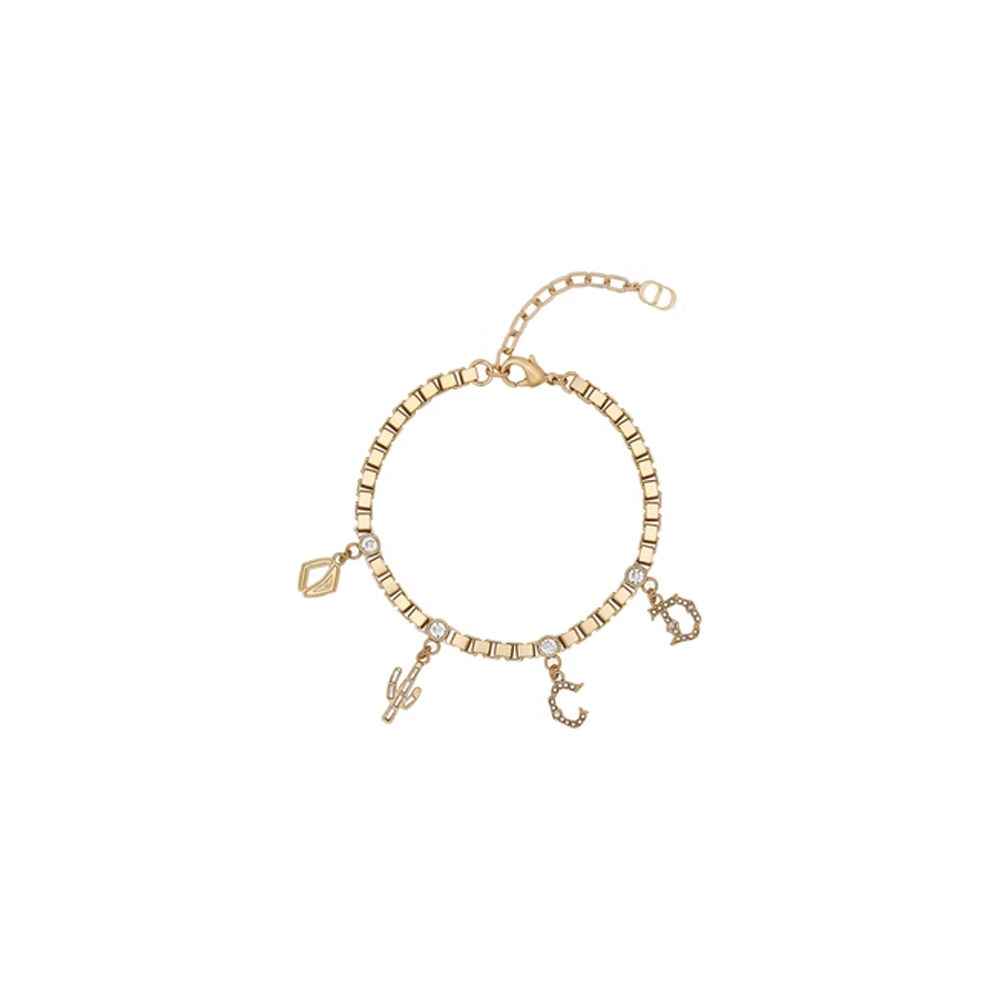Dior x CACTUS JACK Bracelet Gold/White