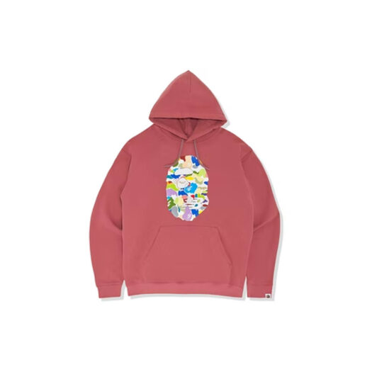 BAPE x New Balance Ape Head Relaxed Fit Pullover Hoodie Red