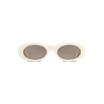 Dior x CACTUS JACK CD Diamond R1I Rounded Sunglasses Ivory