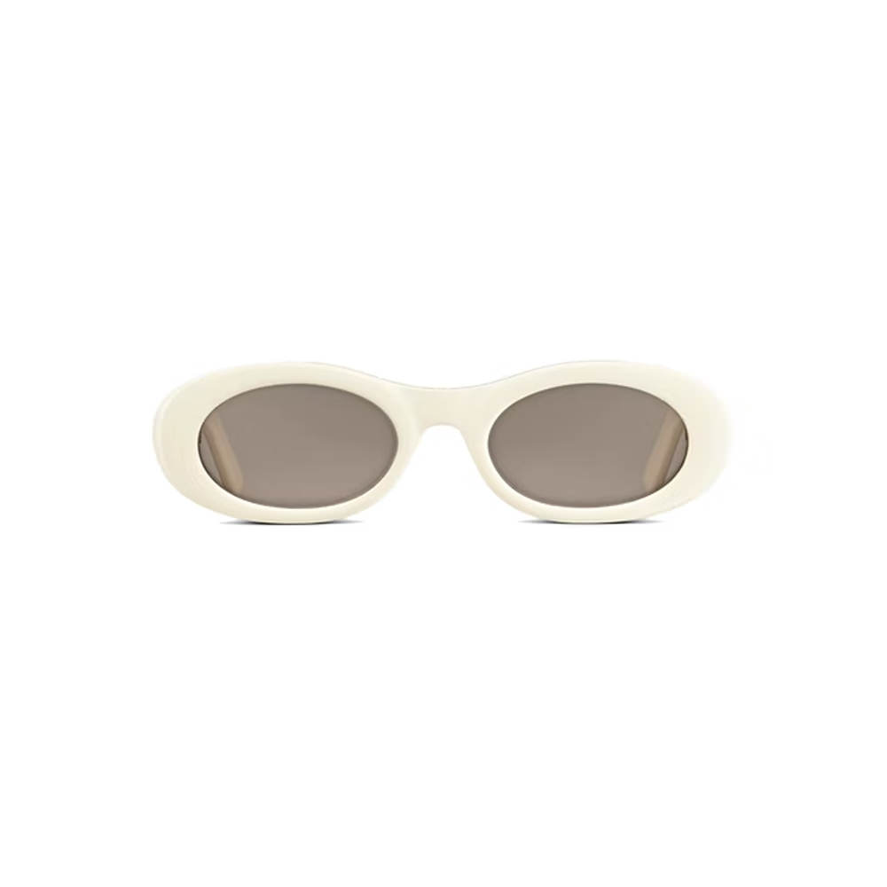 Dior x CACTUS JACK CD Diamond R1I Rounded Sunglasses IvoryDior x