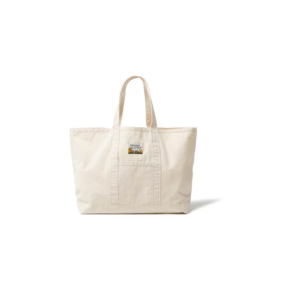 Human Made Grocery Tote Bag Natural WhiteHuman Made Grocery Tote