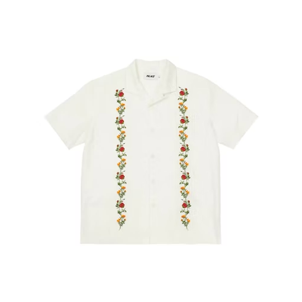Palace Rose Chain Shirt White