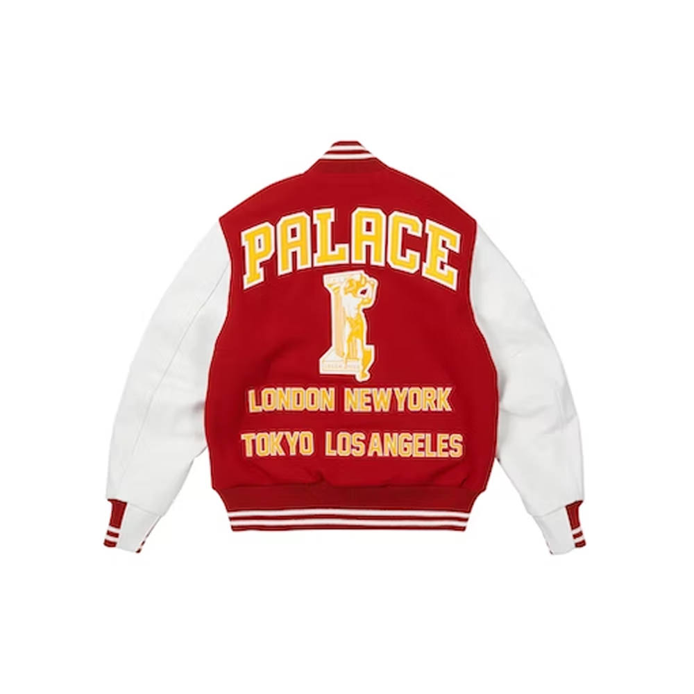 Palace Greek Varsity Jacket RedPalace Greek Varsity Jacket Red - OFour