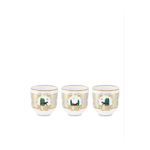 Cartier Panthère De Cartier Porcelain Cups Set Of Three