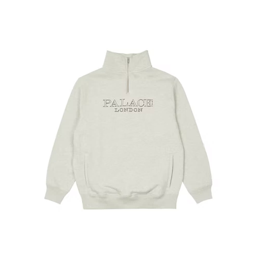 Palace 1/4 Zip Funnel (FW22) Grey MarlPalace 1/4 Zip Funnel (FW22