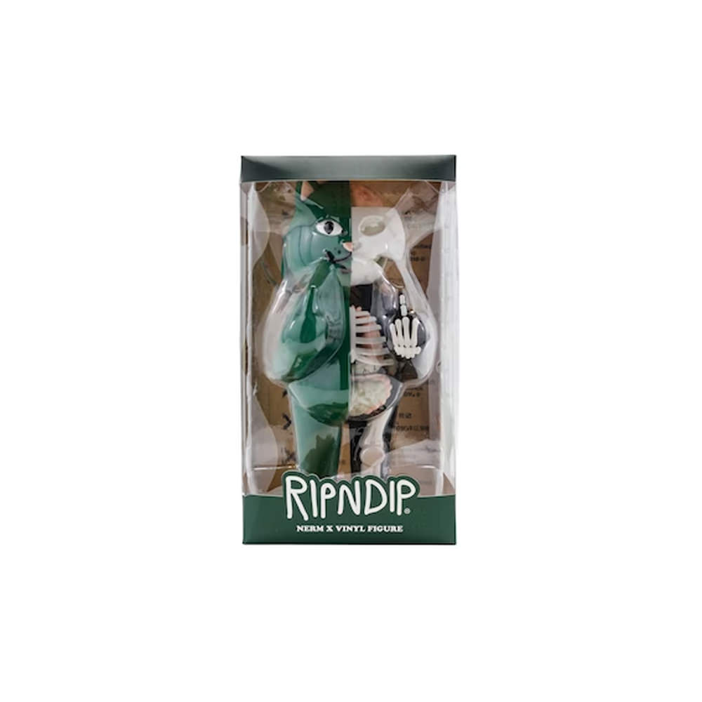 RIPNDIP -  限定 RIPNDIP R Nerm 09 Vinyl Figure Toy RipNDip Lord Nermal Cat 14” R Nerm Æ-09 Green Purple Vinyl