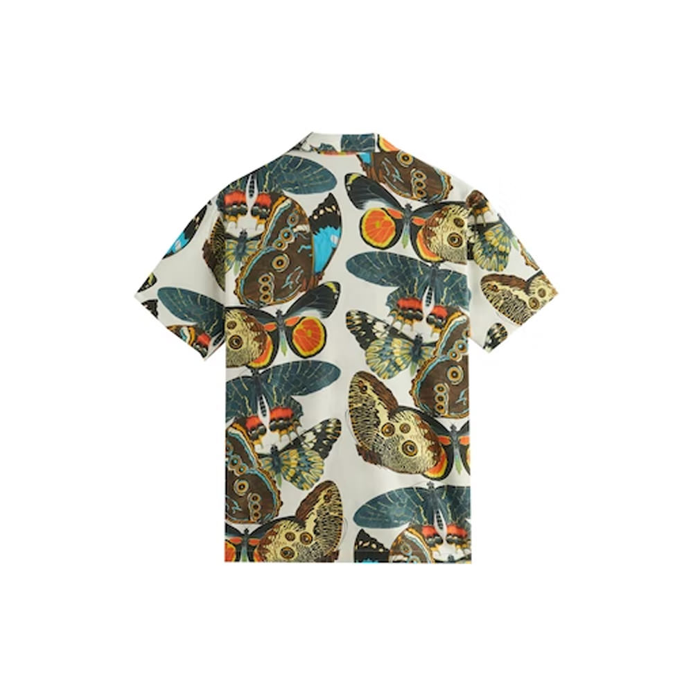 Kith AMNH Butterflies Camp Collar Shirt WhiteKith AMNH Butterflies Camp ...