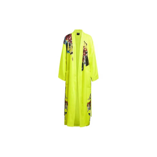 adidas Ivy Park Printed Satin Robe (All Gender) Solar Yellow