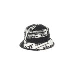 Palace Tabloid Denim Bucket Hat Black