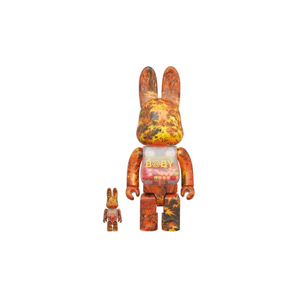 Bearbrick My First Rabbrick Baby Autumn Leaves Ver. 100% & 400