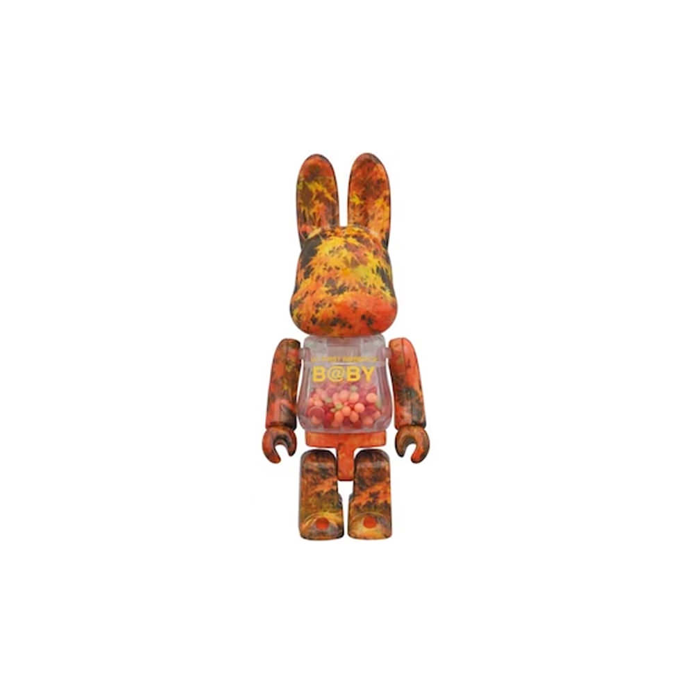 Bearbrick My First Rabbrick Baby Autumn Leaves Ver. 100% & 400% Set