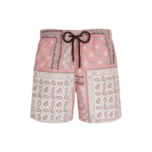 BAPE BLACK x Vilebrequin Bandana Print Swiming Shorts Pink