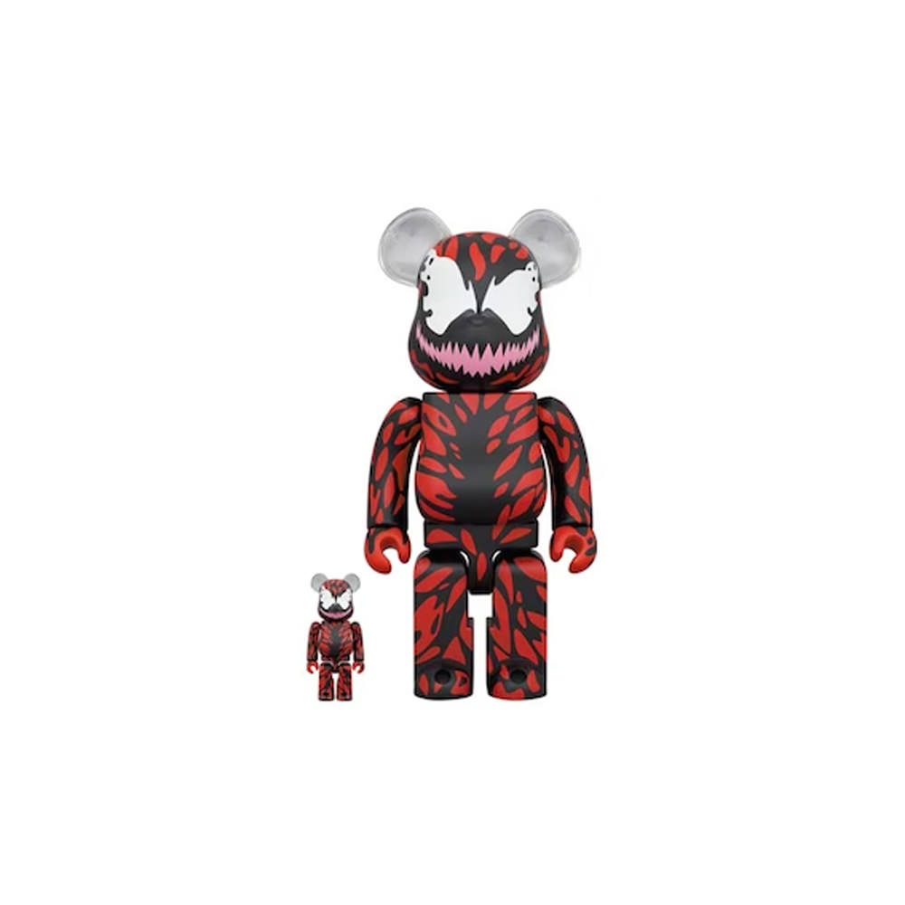 Bearbrick x Marvel Carnage 100% & 400% Set