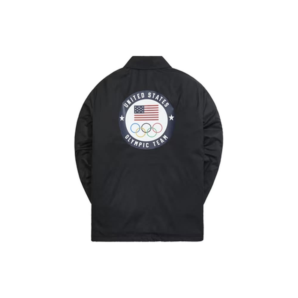 Kith for Team USA 5 Rings Coaches Jacket BlackKith for Team USA 5