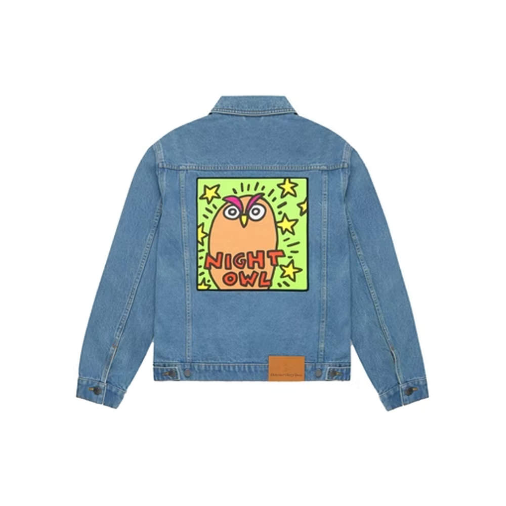 Supreme x New York Yankees Denim Trucker Jacket Washed Blue