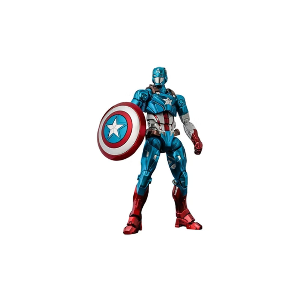 Sentinel Fighting Armor Marvel Captain America Action Figure Red, White &  BlueSentinel Fighting Armor Marvel Captain America Action Figure Red, White  & Blue - OFour