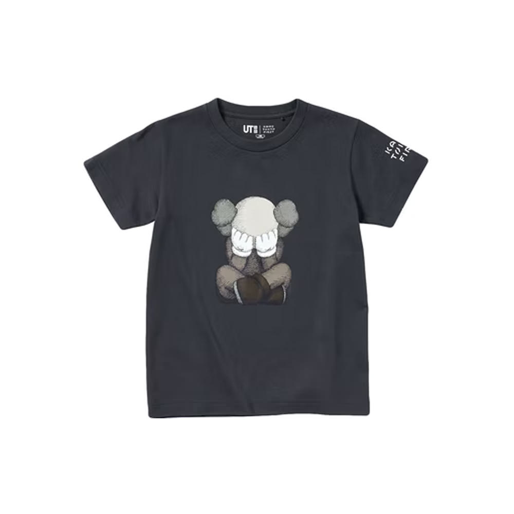 KAWS x Uniqlo Tokyo First Kids T-shirt Dark Grey (Japanese Sizing)