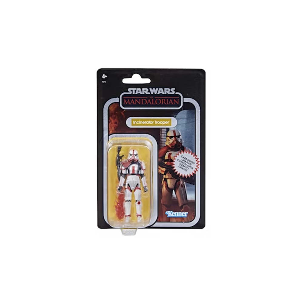 Hasbro Star Wars The Vintage Collection The Mandalorian Incinerator Troooper Carbonized Walmart Exclusive Action Figure White & Red