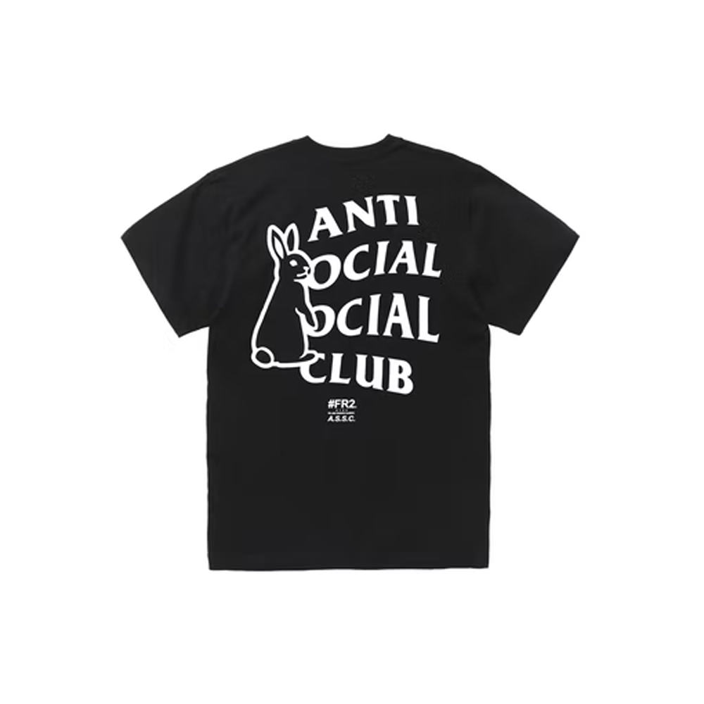 Anti Social Social Club x FR2 Rabbit Icon Tee BlackAnti Social