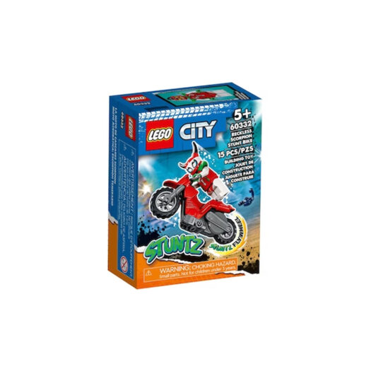LEGO City Stuntz Reckless Scorpion Stunt Bike Set 60332