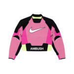 Nike x Ambush Moto Jacket (Asia Sizing) Active Fuchsia/Magic Flamingo/Black