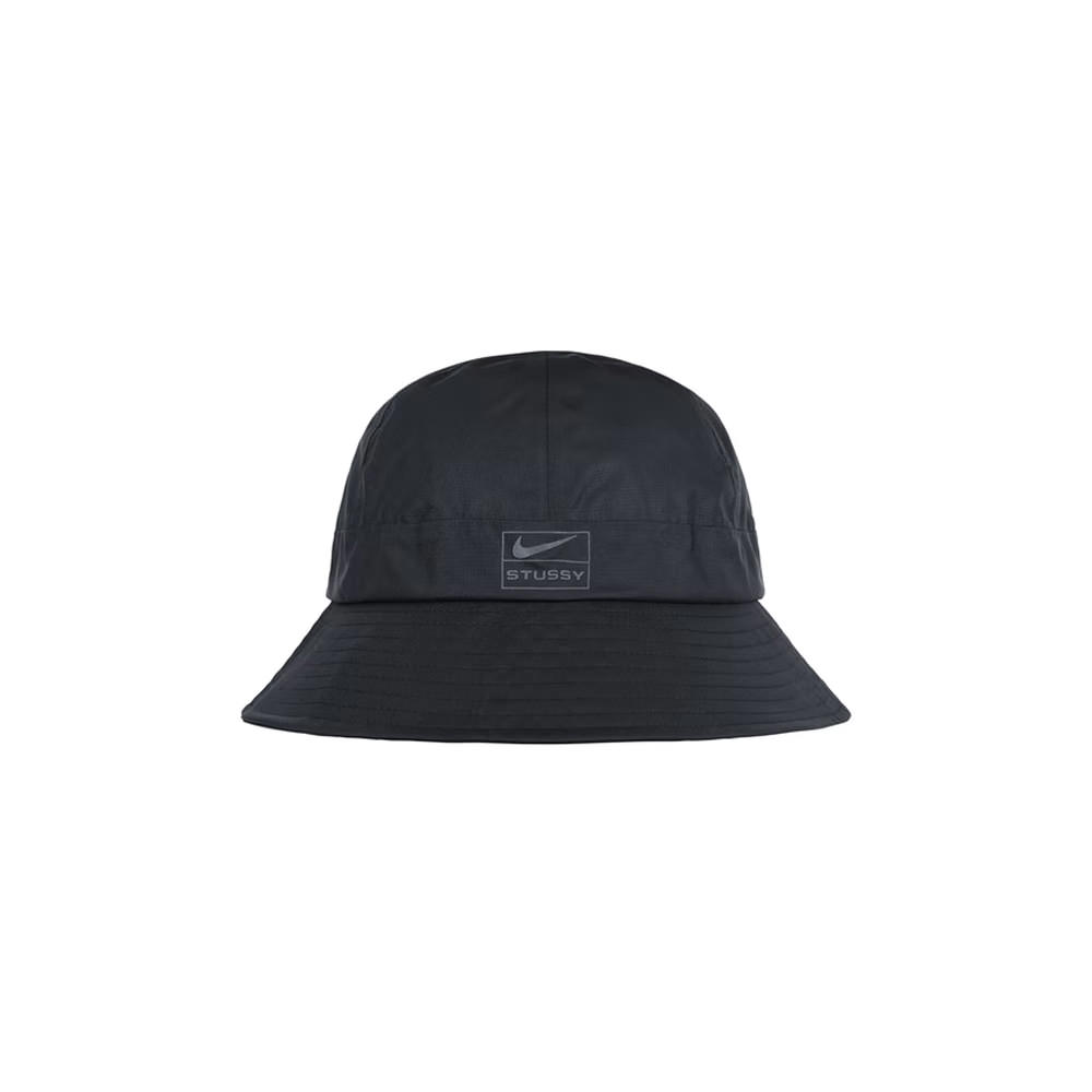 Stussy × Nike NRG Bucket Hat Black-