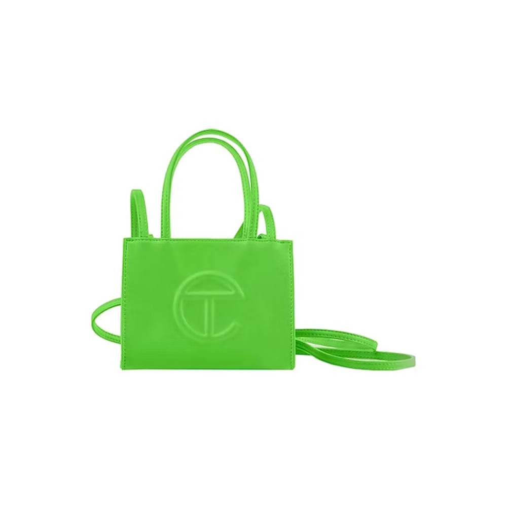 Telfar Shopping Bag Small Highlighter GreenTelfar Shopping Bag Small Highlighter Green - OFour