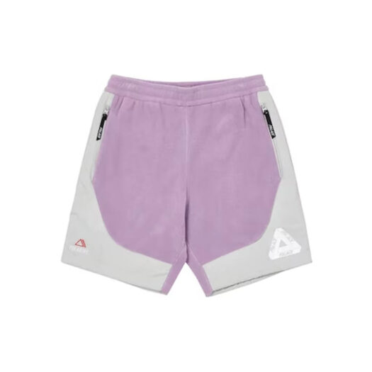 Palace Polartec Shell Shorts Lilac/Grey