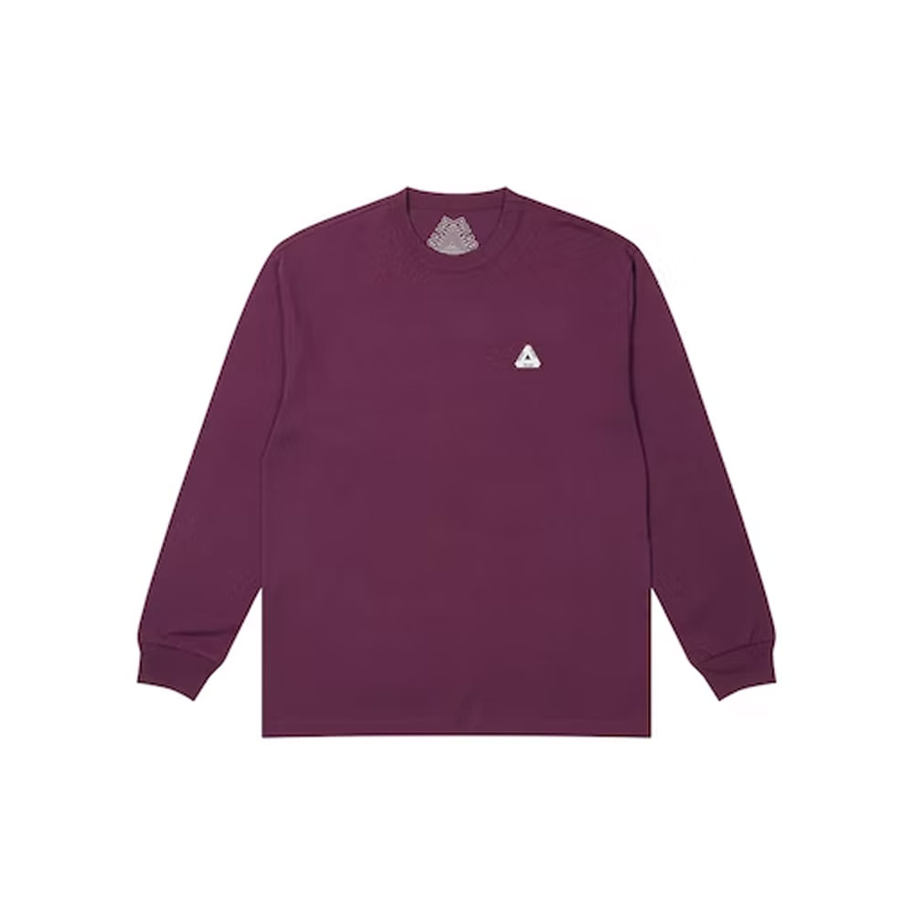 PALACE TRI-FERG SLUB CREW PURPLE | REVERSIBLE