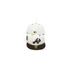 New Era Atlanta Braves 30th Season Patch Capsule Hats Exclusive 59Fifty Fitted Hat White/Orange
